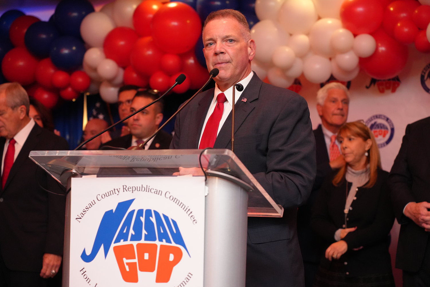Steve Rhoads was among the Republicans who won on Nov. 8, defeating incumbent Senator John Brooks for New York's Fifth Senate District.